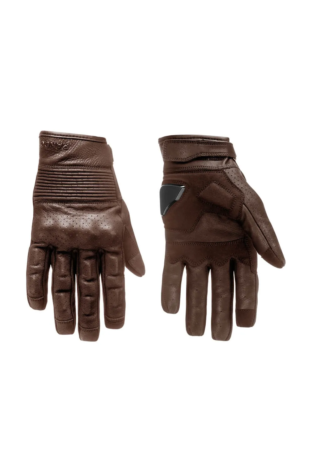ONYX Brown 01 – Leather Motorcycle Gloves