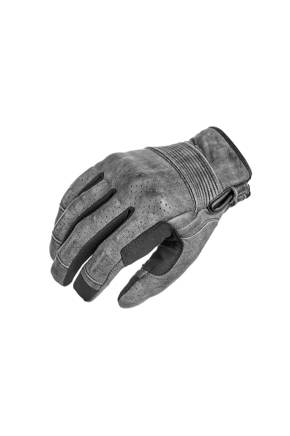 ONYX GREY 01 – Leather Motorcycle Gloves