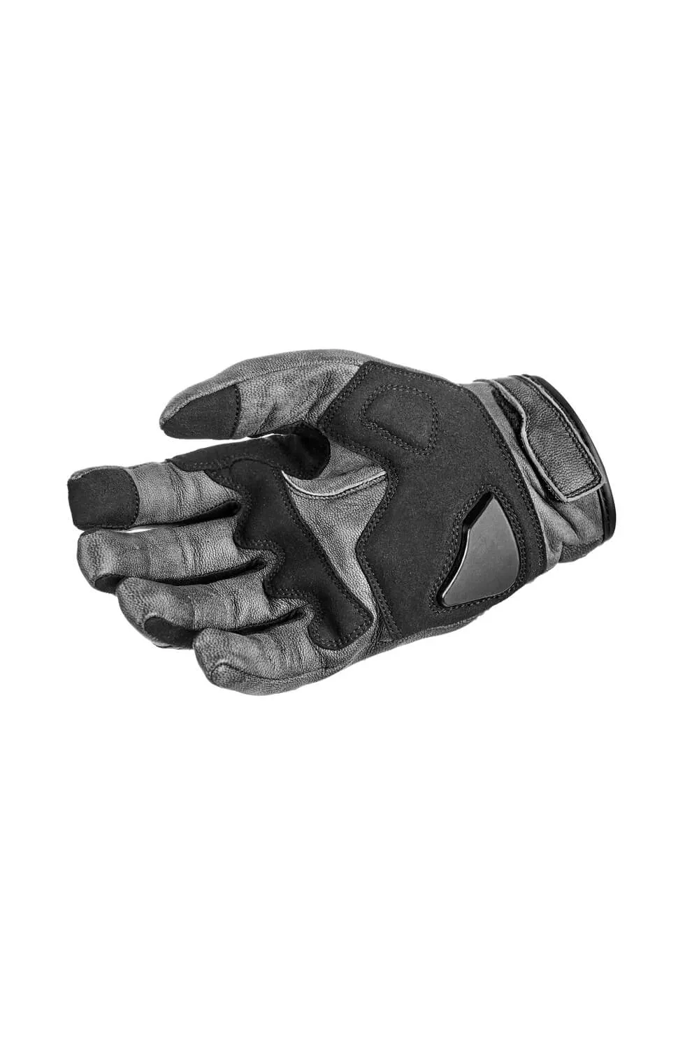 ONYX GREY 01 – Leather Motorcycle Gloves