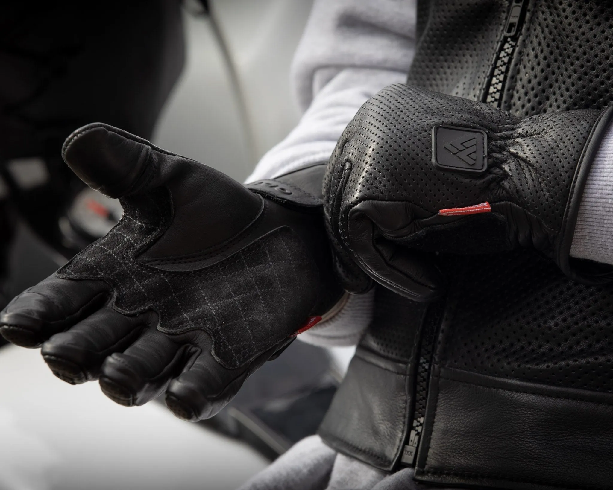 Originals Leather Gloves - Black Perforated