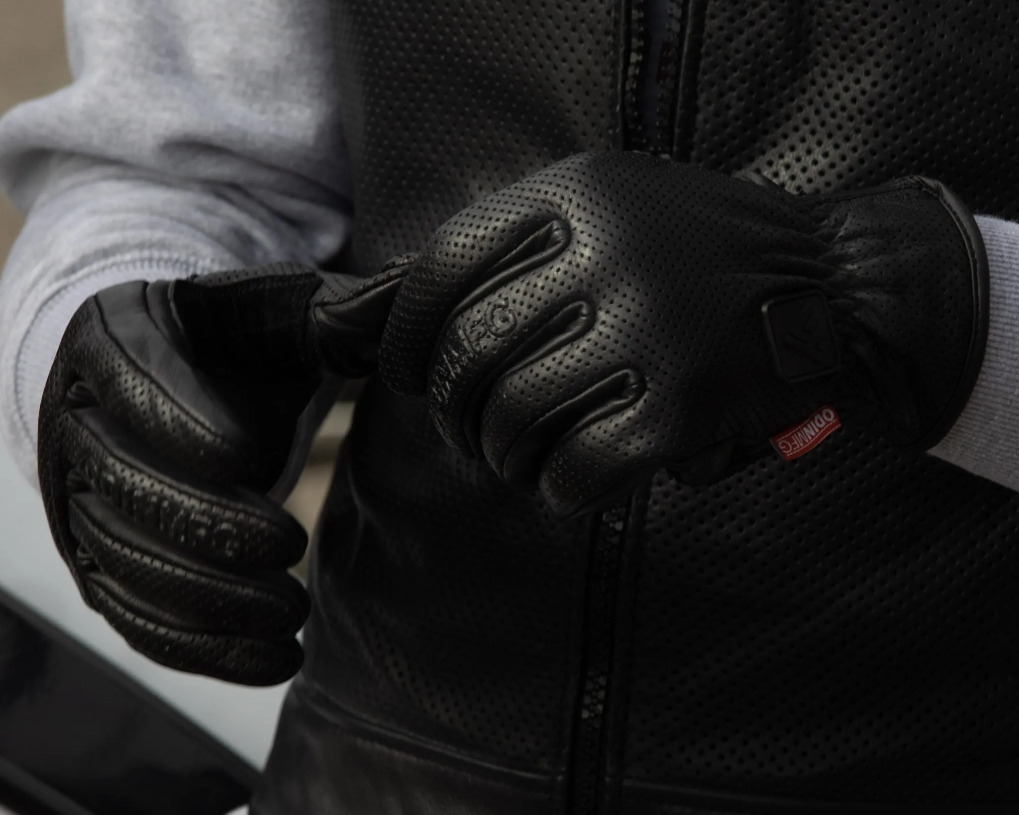 Originals Leather Gloves - Black Perforated