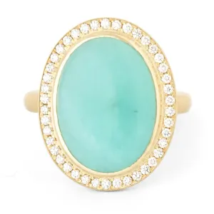 Oval Amazonite Ring