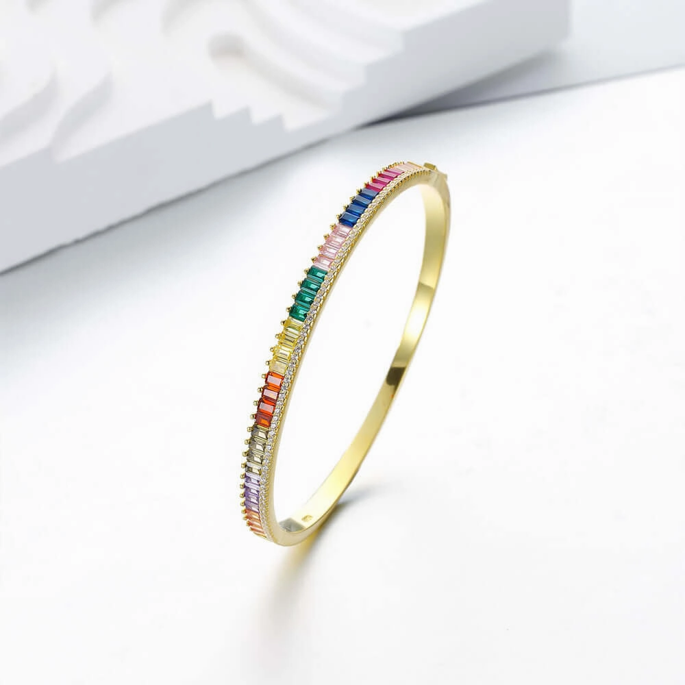 One-Of-A-Kind Legacy Oval Colored Diamond Sterling Silver Tennis Bracelet