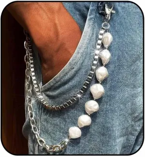 Pant Chains for Men Women Punk Wallet Chain Belt Hip Hop Trousers Jeans Chain for Men Pocket Chain for Pants