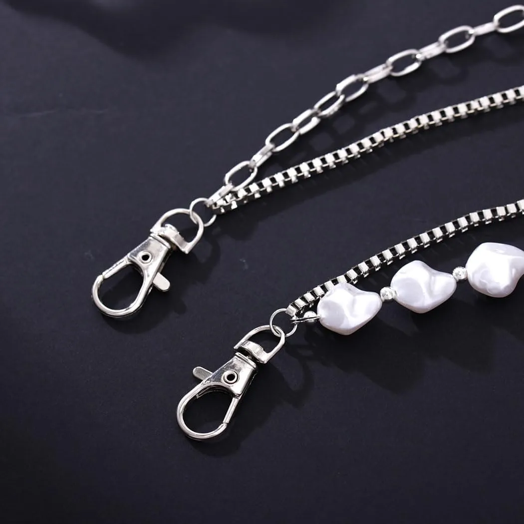 Pant Chains for Men Women Punk Wallet Chain Belt Hip Hop Trousers Jeans Chain for Men Pocket Chain for Pants