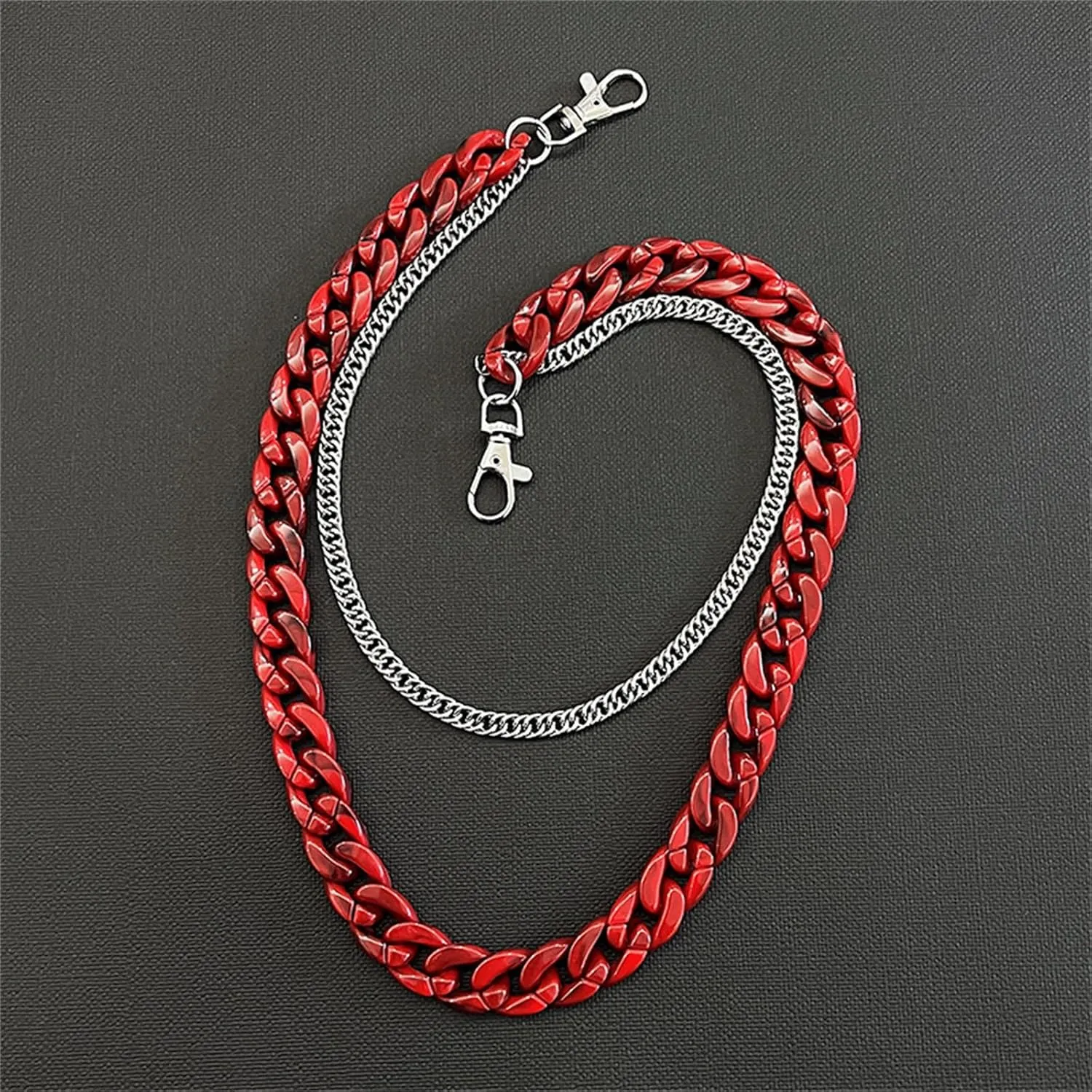Pants Chain Double Layer Waist Chain Hip Hop Trouser Chain Pendant for Men and Women