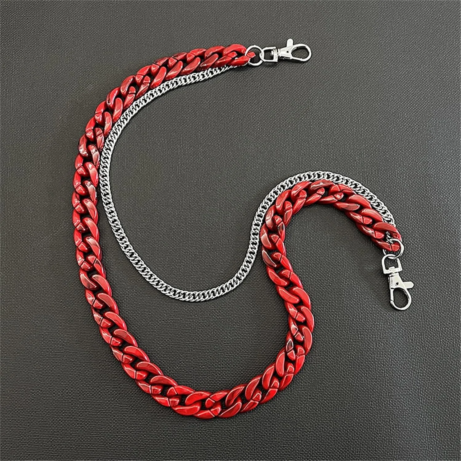 Pants Chain Double Layer Waist Chain Hip Hop Trouser Chain Pendant for Men and Women