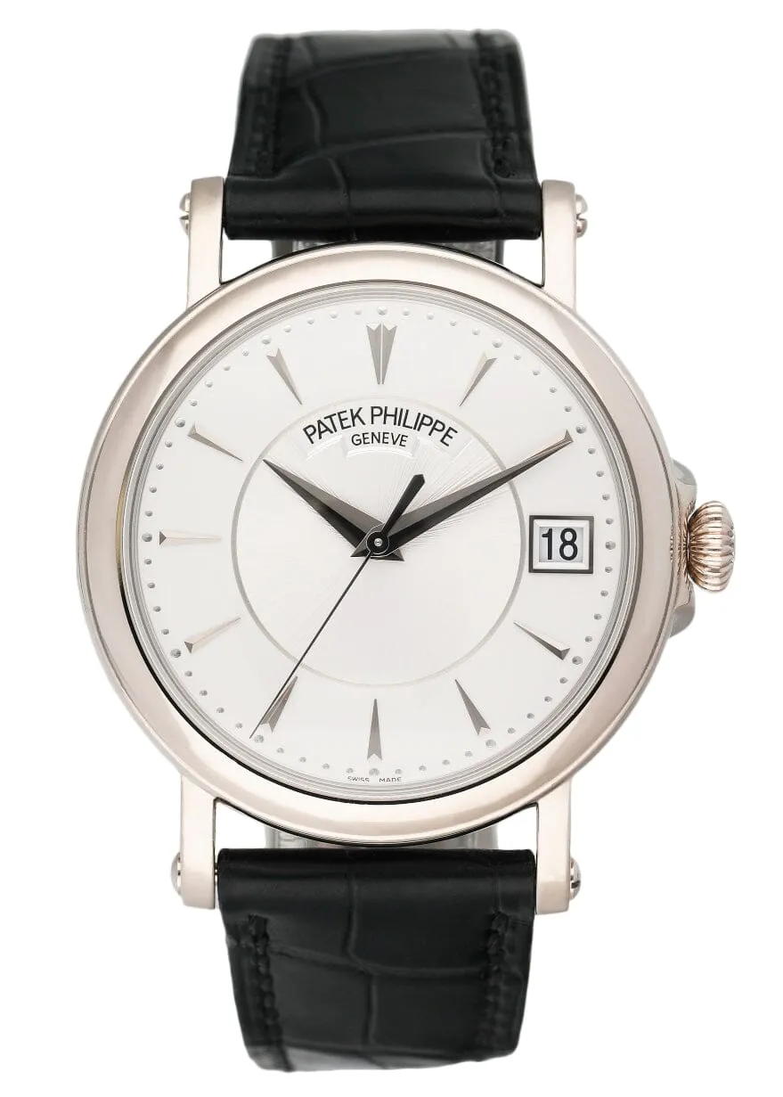 Patek Philippe Calatrava 5153G 18K White Gold Mens Watch Box Papers
