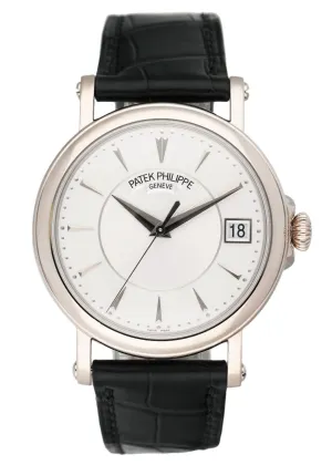 Patek Philippe Calatrava 5153G 18K White Gold Mens Watch Box Papers