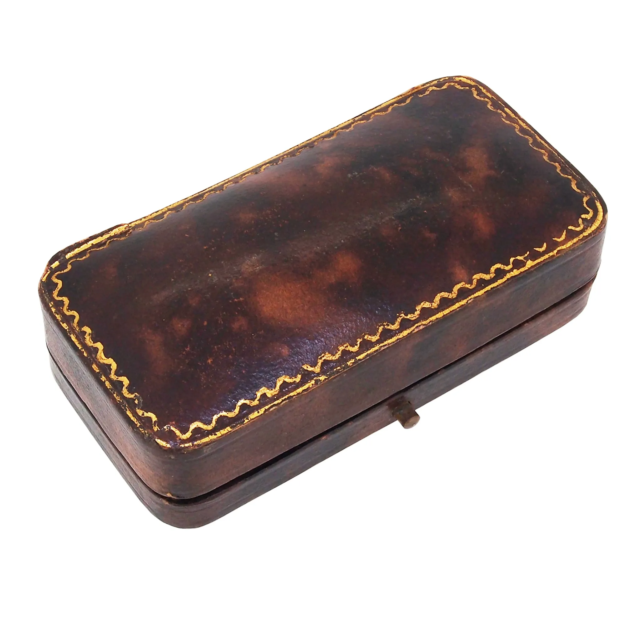 Pearl & Diamond Set Brooch & Fitted Case