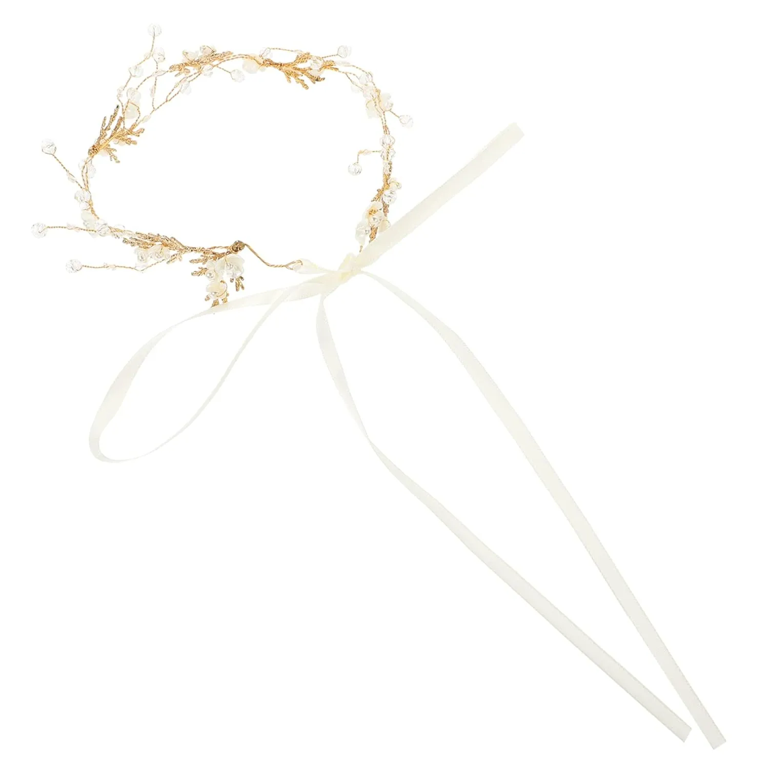 Pearl Bridal Headband Flower Hair Accessory for Wedding Bridal Hair Accessories
