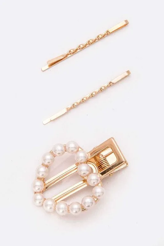 Pearl Clip 3-Piece Set