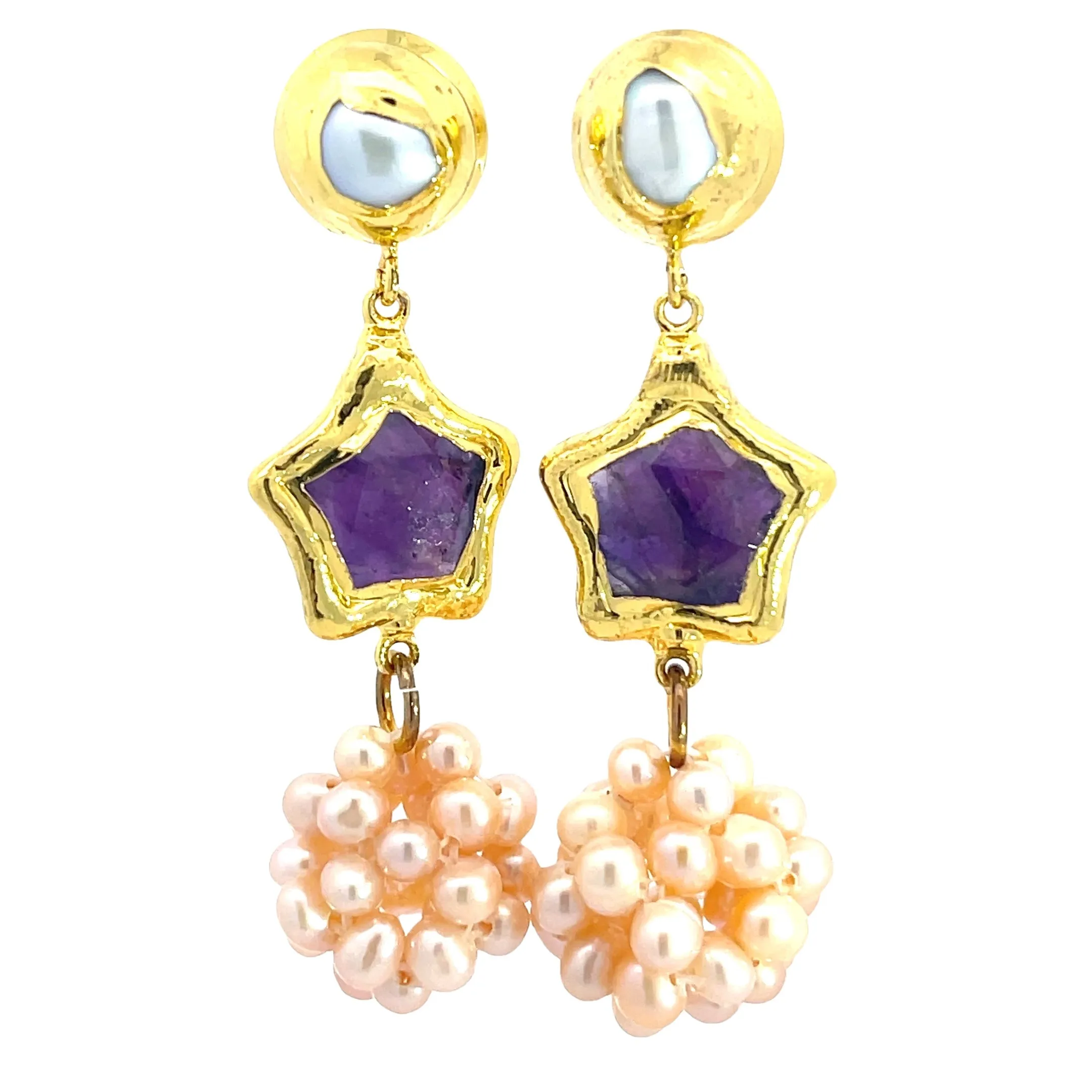 Pearl Clusters Earring