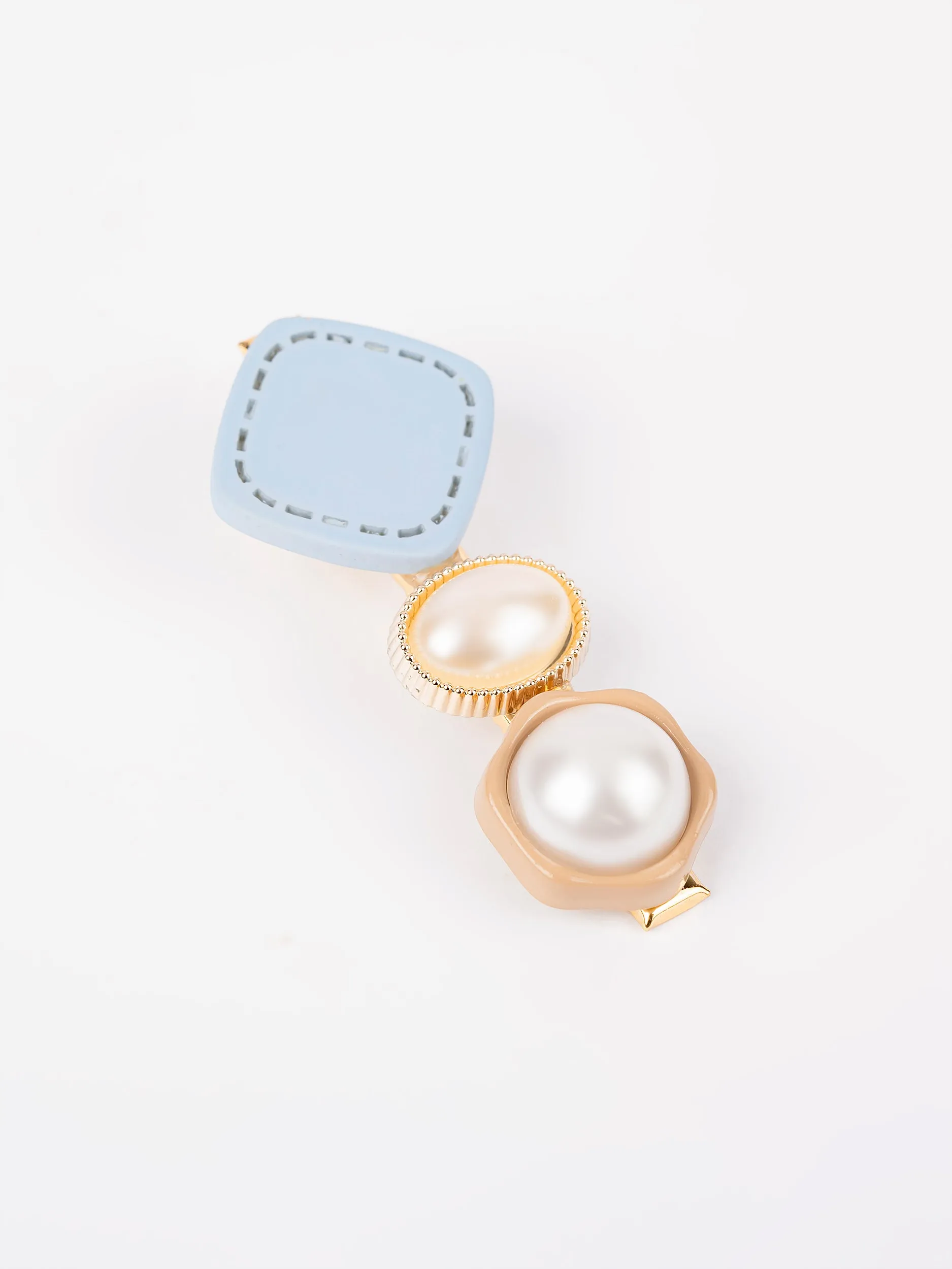 Pearl Embellished Hair Clips