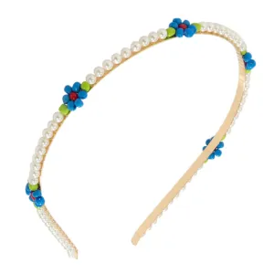 Pearl Knot Headband Imitation Pearl Headband Women Bridal Hair Accessories