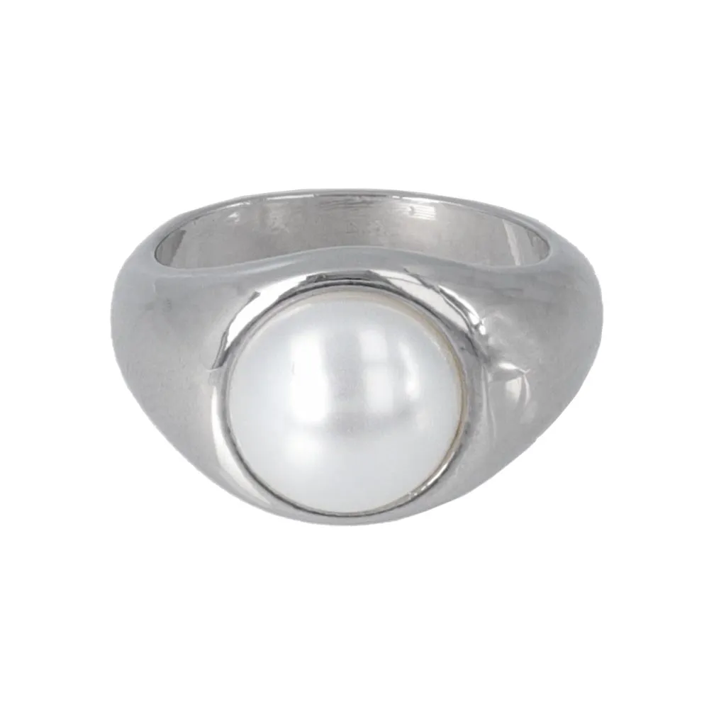 Pearl Signet Ring