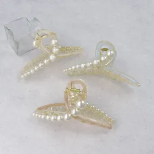 Pearlized Loop Hair Claw