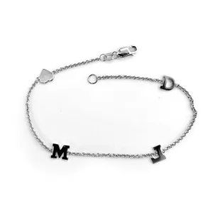 Personalized Letter Charm Bracelet