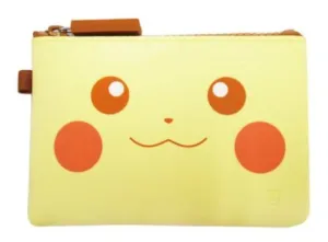 Pikachu Zipper Pouch Pikachu Face Silicone NUU