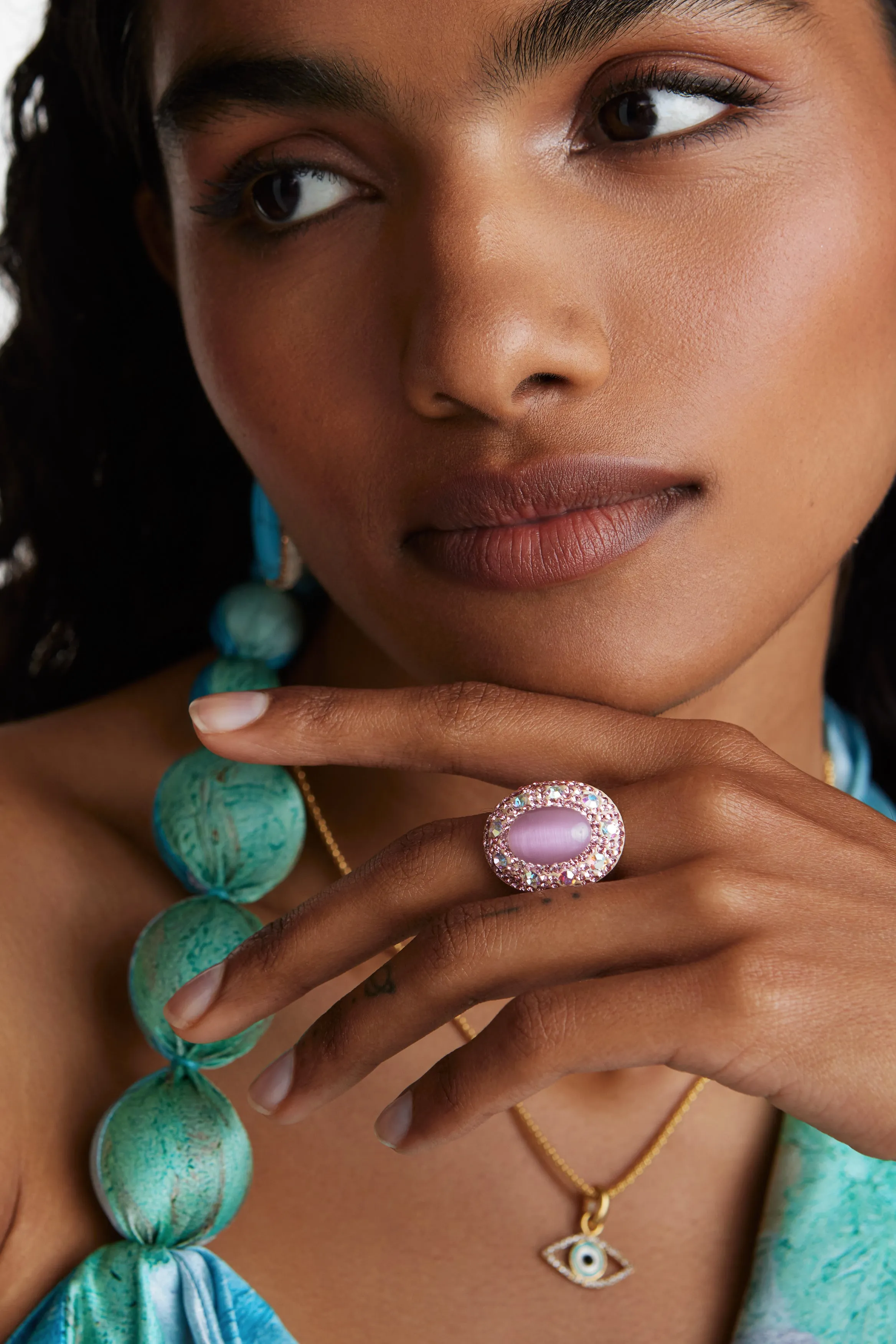 Pink Dot Ring