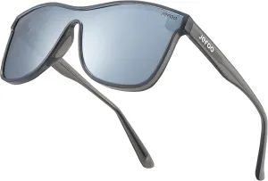 Polarized Sunglasses Men Trendy Mirrored shades Women Reflective Sun Glasses UV Protection