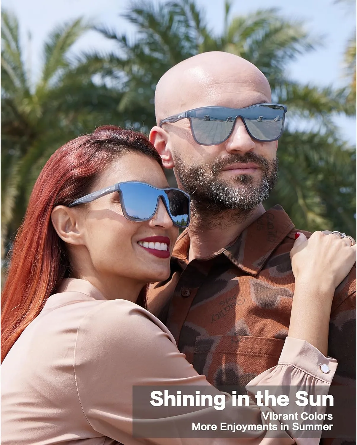 Polarized Sunglasses Men Trendy Mirrored shades Women Reflective Sun Glasses UV Protection
