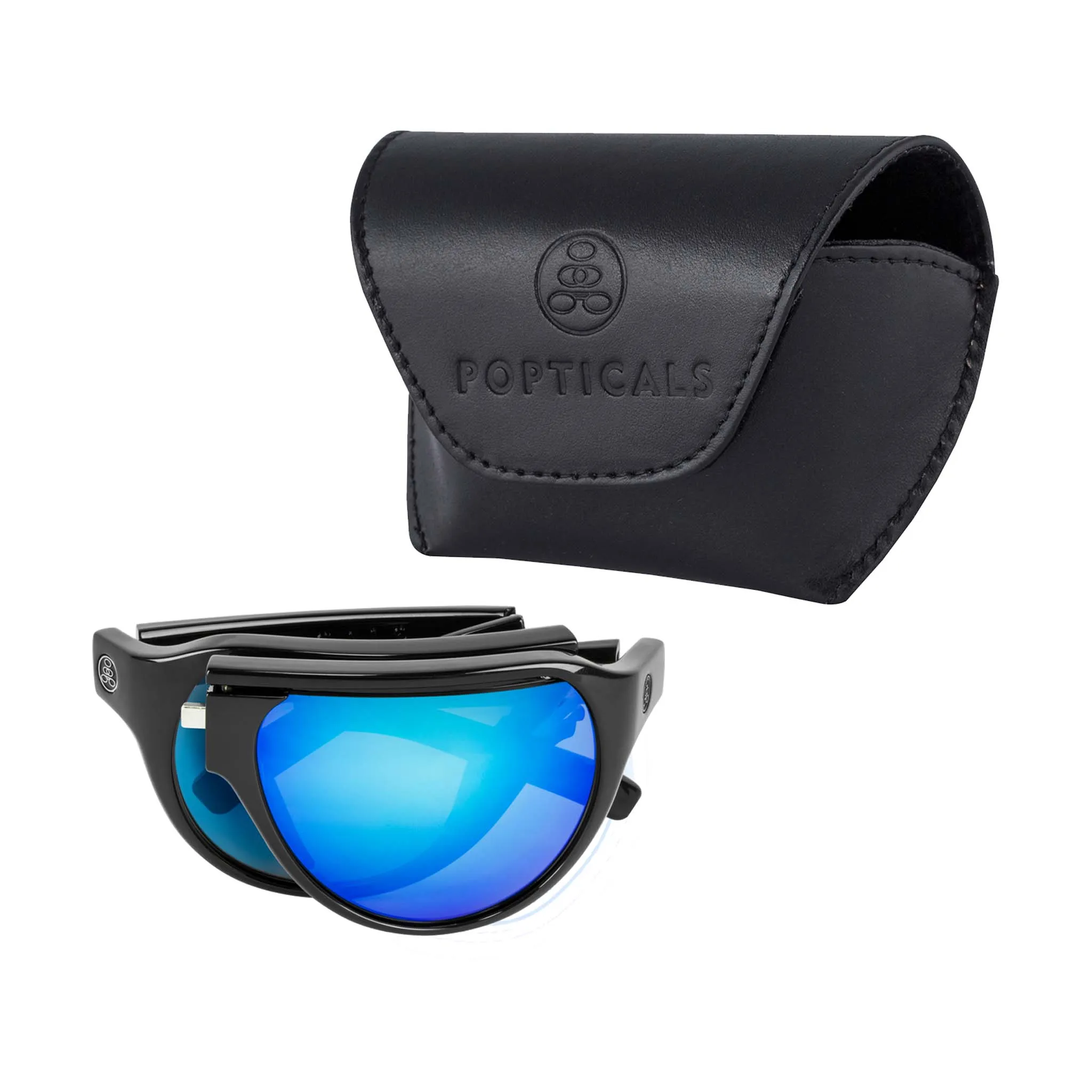 POPAIR | Polarized, Gloss Black, Blue Mirror