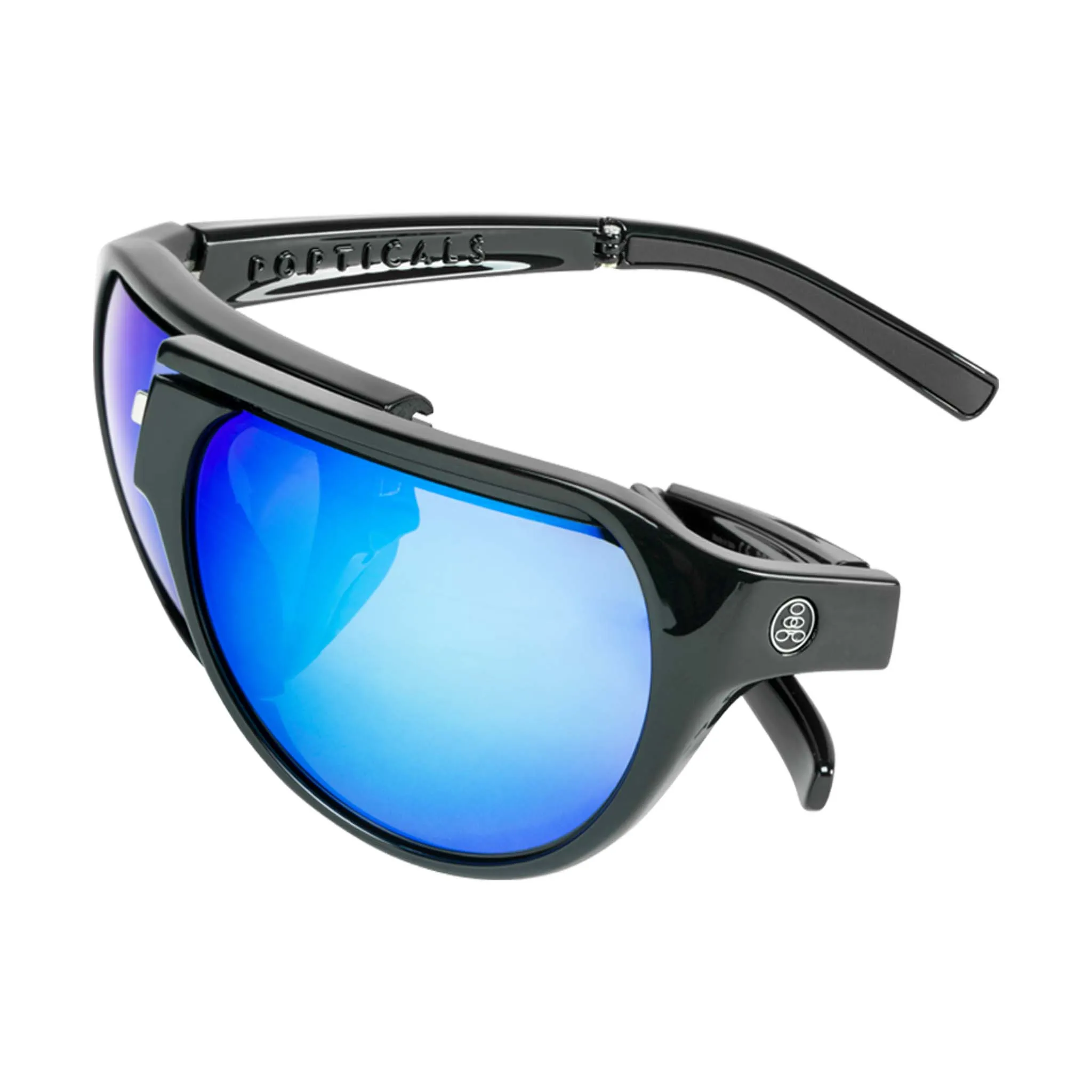POPAIR | Polarized, Gloss Black, Blue Mirror