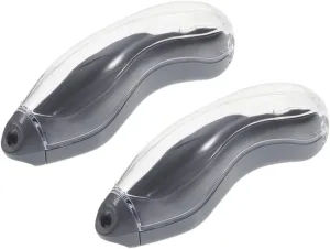 POPETPOP 2Pcs Transparent Eyewear Storage Case for Swim Goggles Sunglasses Portable Protective Box for Travel Outdoor Activities Fit for Various Eyewear Styles