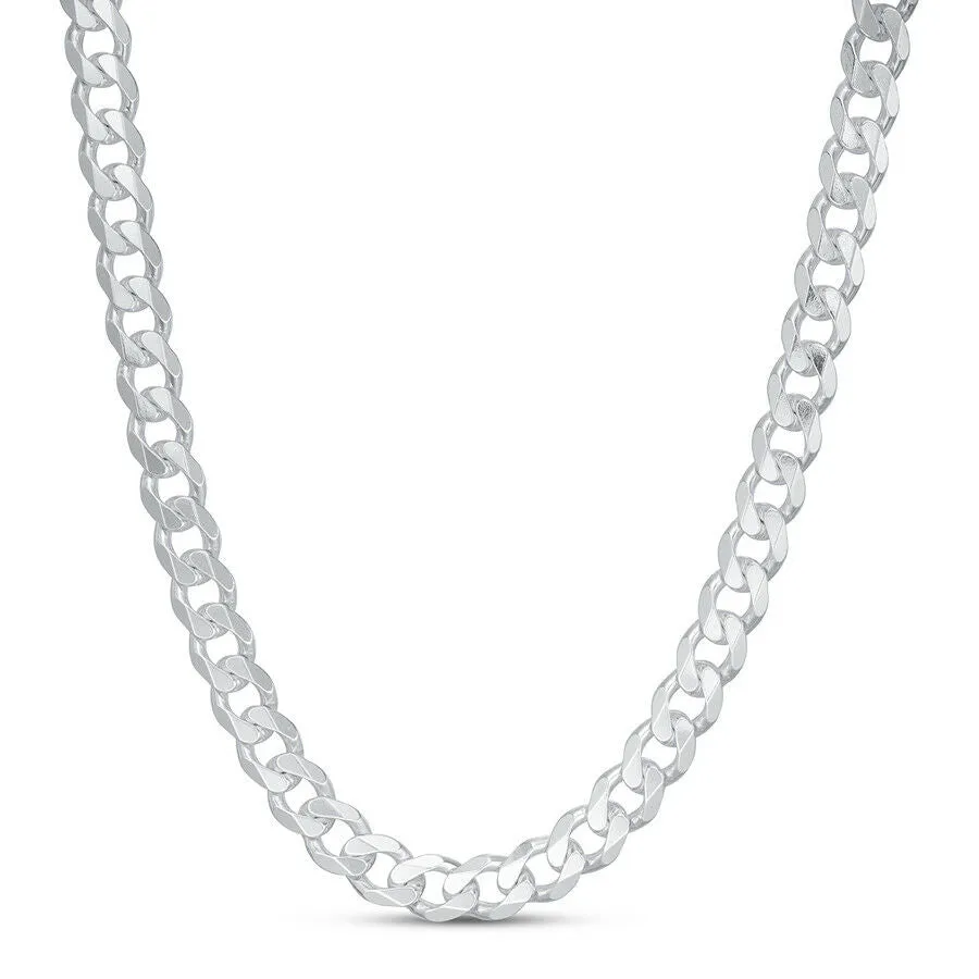 Pre-Owned Jared Sterling Silver 22" Curb Chain Necklace