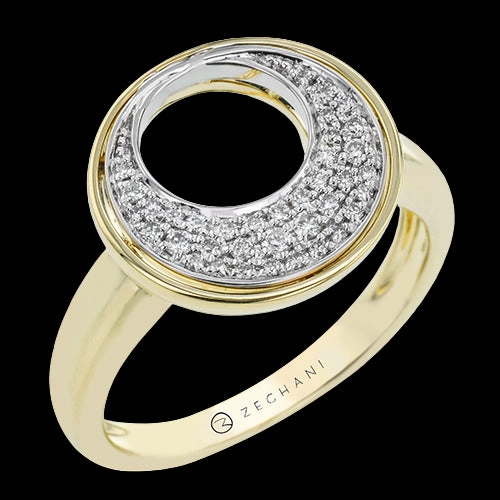 ZR2322 Right Hand Ring in 14k Gold with Diamonds Trophy Item