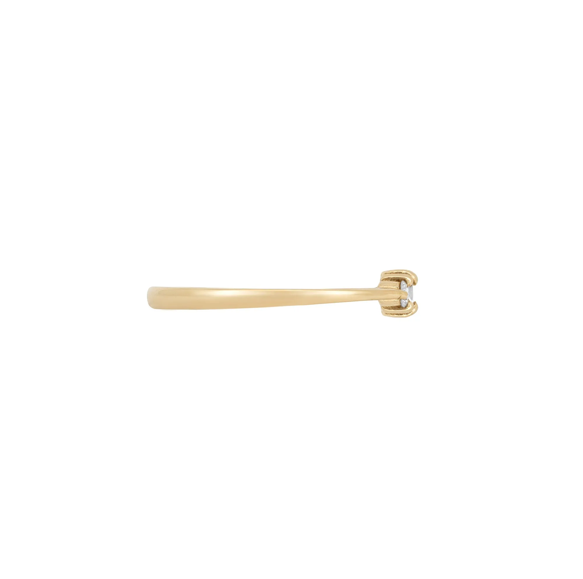 Promise me Tomorrow Diamond Ring - 14k Polished Gold