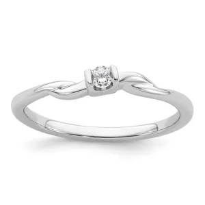 Promise Style Womans Fashion Ring With Lab Grown Diamond 14 Karat Gold White with Lab Diamond size 7