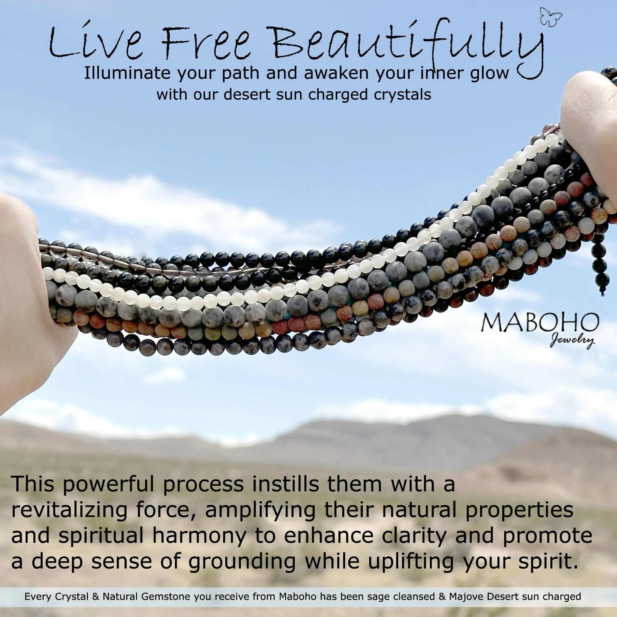 Protection Bracelet 6.5mm Obsidian Bead Stretch Bracelet