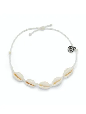 PURA VIDA KNOTTED COWRIES ANKLET