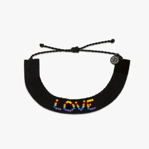 Pura Vida Woven Seed Bead Love Bracelet