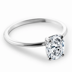 Fine Accessory Maggie Lab Grown Diamond Claw Prong Solitaire Engagement Ring