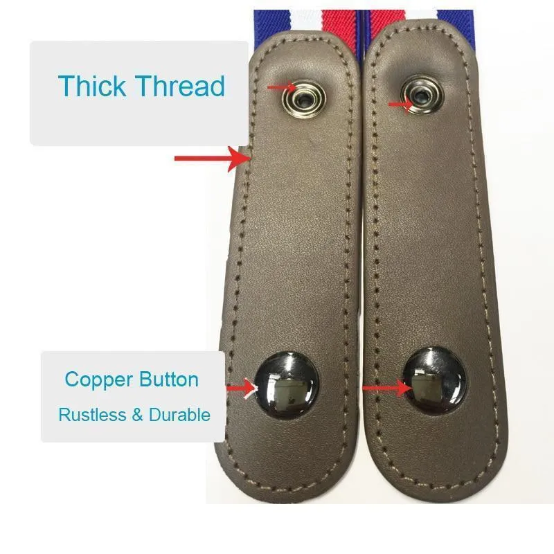 "Buckle-Free" Elastic Belt Buckles