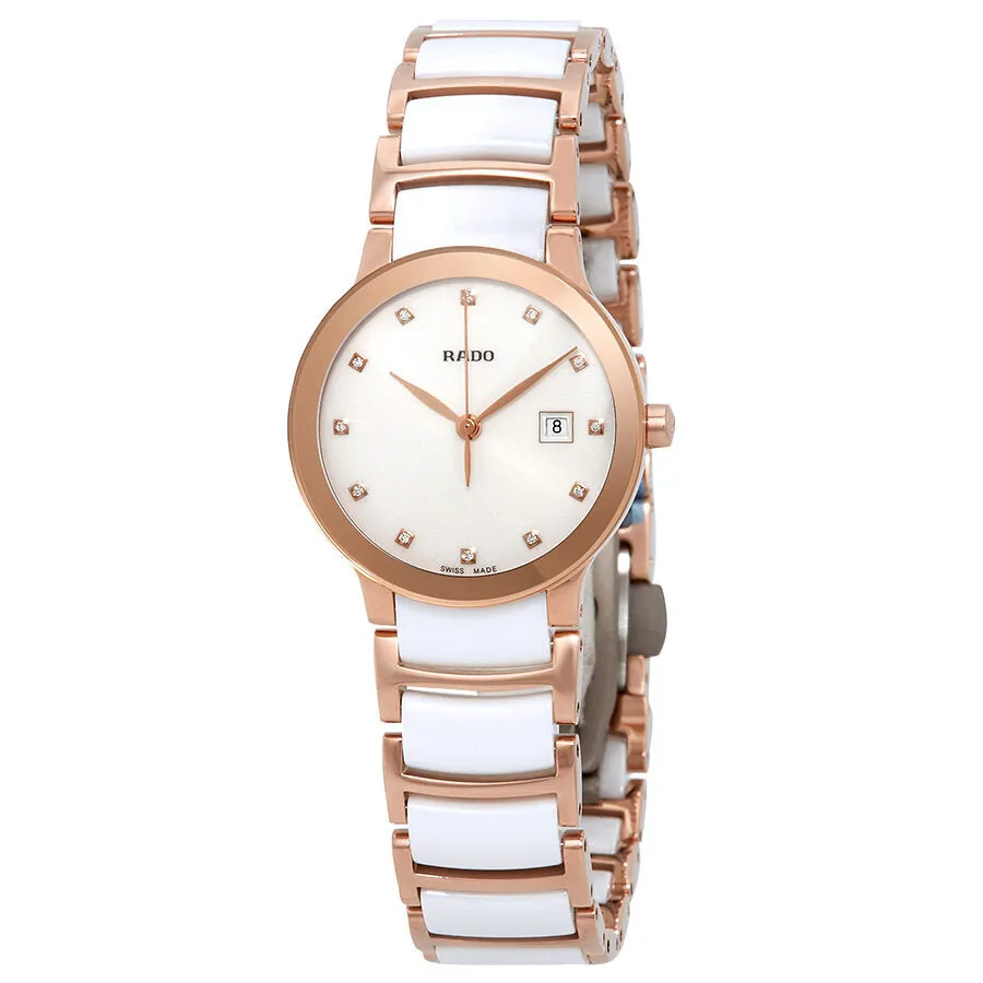 Rado Centrix White Diamond Dial Ladies Watch R30512742