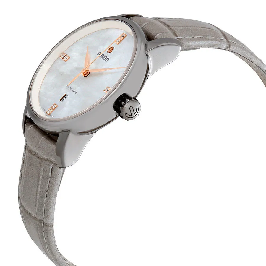 Rado Diamaster Automatic Diamond White Mother of Pearl Dial Ladies Watch R14026945