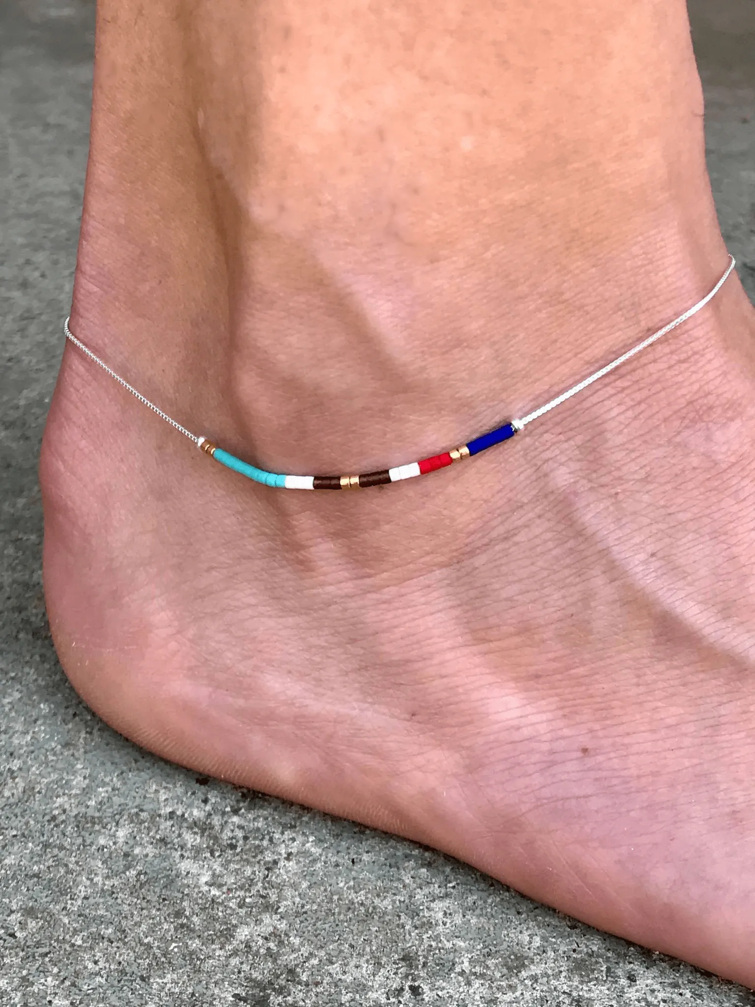 Rainbow Anklet