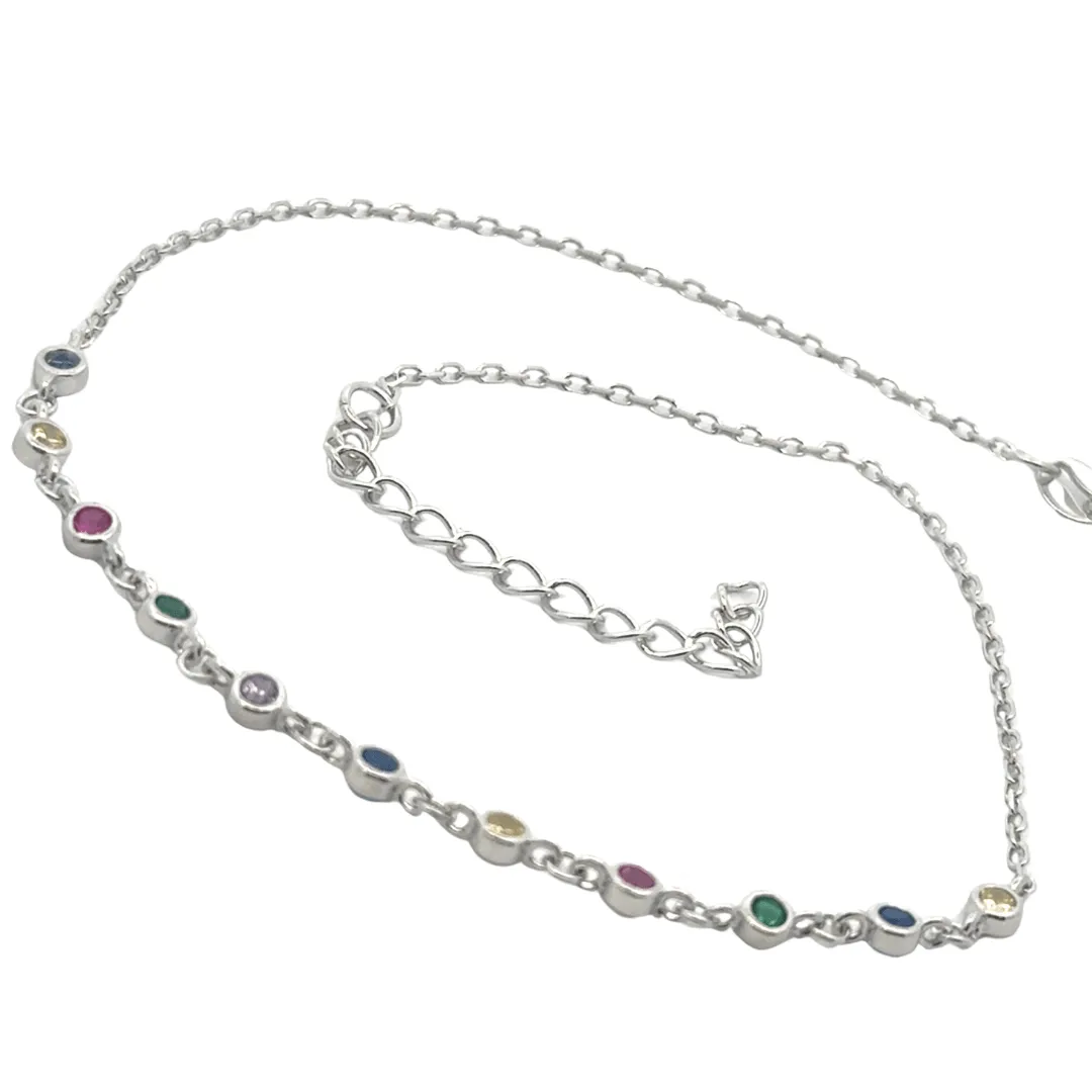 Rainbow Radiance Anklet