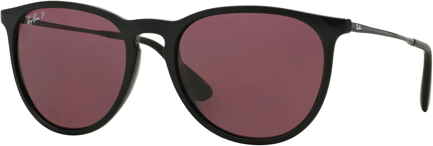 Ray-Ban RB4171 ERIKA Round Sunglasses For Women   BUNDLE with Designer iWear Eyewear Care Kit