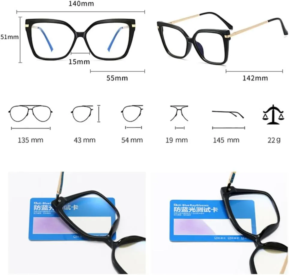 Retro Women Glasses Frame Clear Eyeglasses