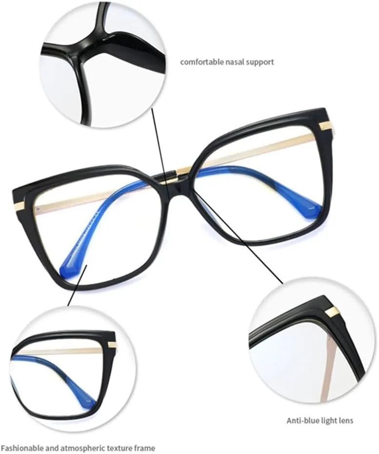 Retro Women Glasses Frame Clear Eyeglasses