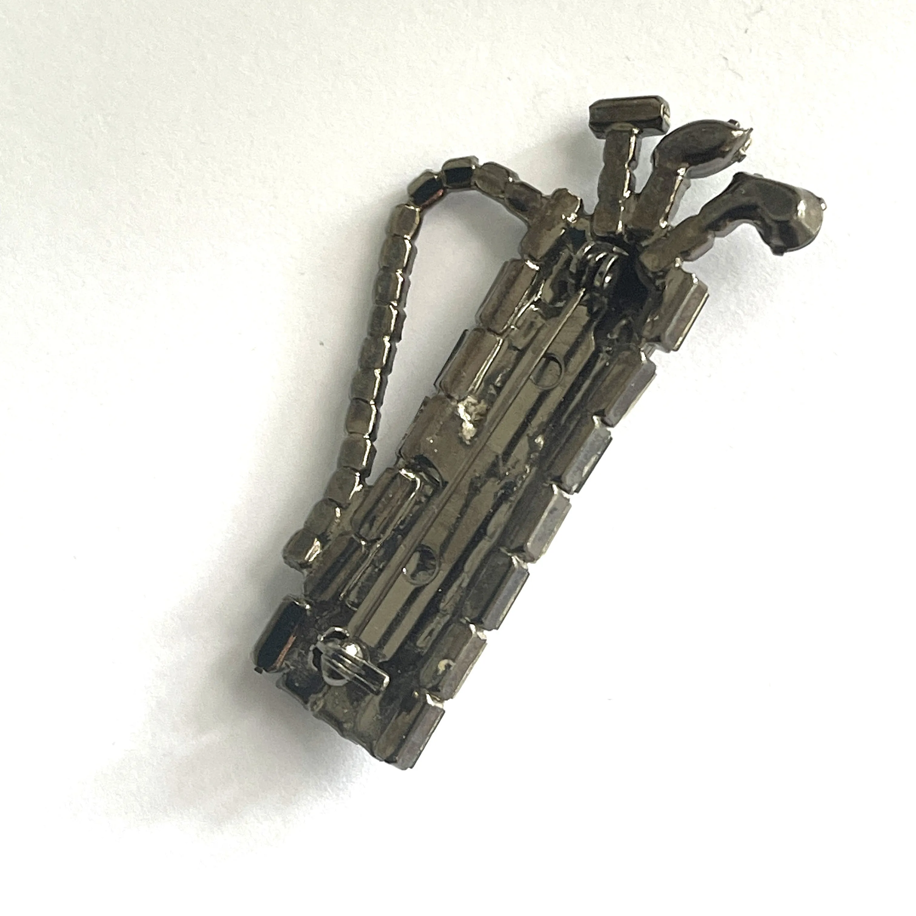Rhinestone Golfing Vintage Brooch