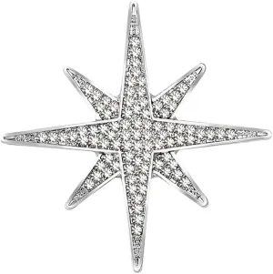 Rhinestones Star Brooch Pin for Women Men Simple Sparkly Crystal Corsage Brooches Lapel Pins Dresses Suit Scarf Shawl Clip Bouquet Badge Boutonniere Corsage Accessories
