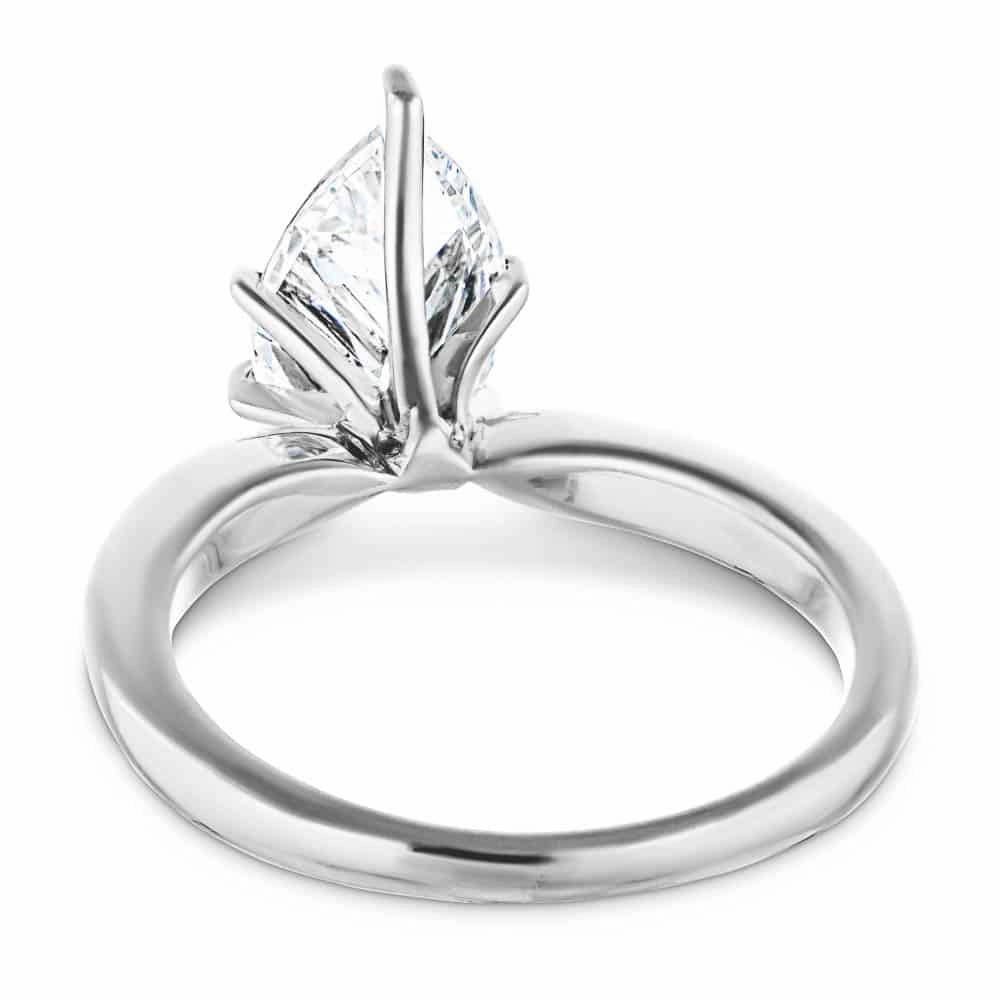 Gentle Balance Riley Lab Grown Diamond Tapered Solitaire Engagement Ring