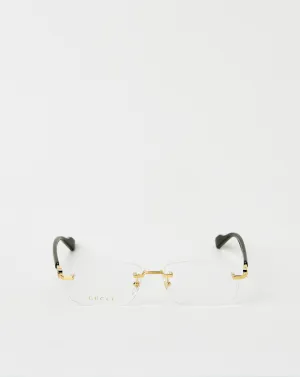 Rimless Rectangular Glasses