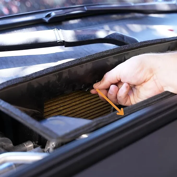 Rivian R1T R1S Cabin Air Filter Replacement HEPA with Activated Carbon - Upgraded Cabin Air Filter Compatible with Rivian R1T & Rivian R1S Gen1 & Gen2 Vehicles 2022 2023 2024 2025 - EveryAmp
